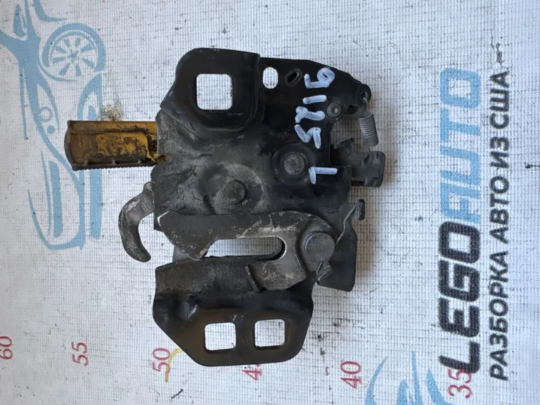 Замок капота лев Ford Fusion mk5 13-16 с датчиком, погнута ручка ( работает ) — фото 3